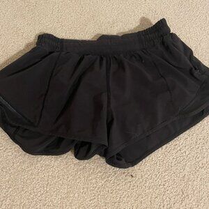 Hotty Hot Black Low-Rise Lined Short 2.5" Size 4